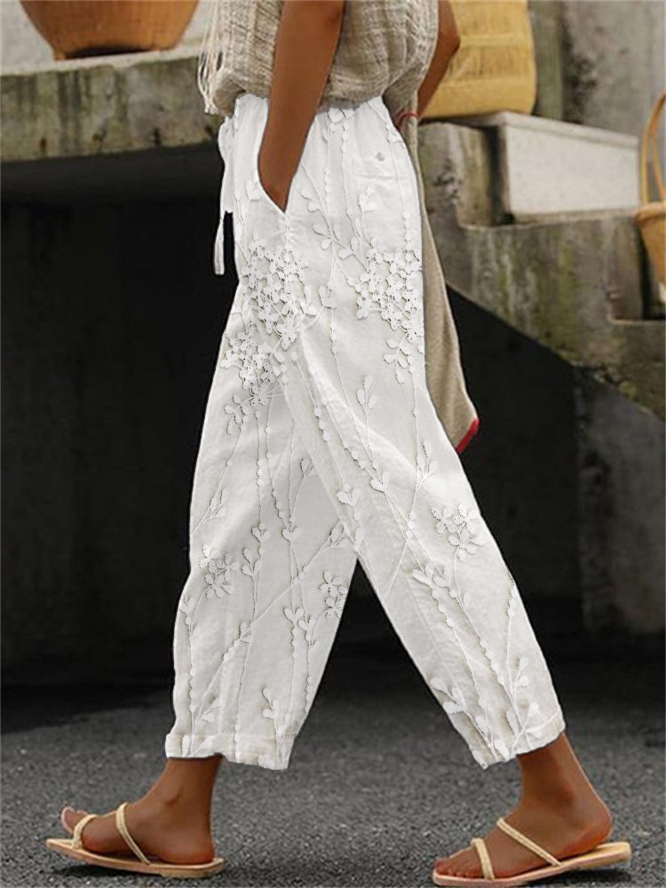 Aviora | Vine Printed Trousers
