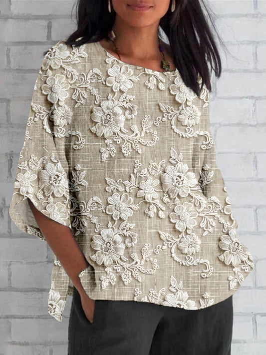 Alira | Vintage Printed Top