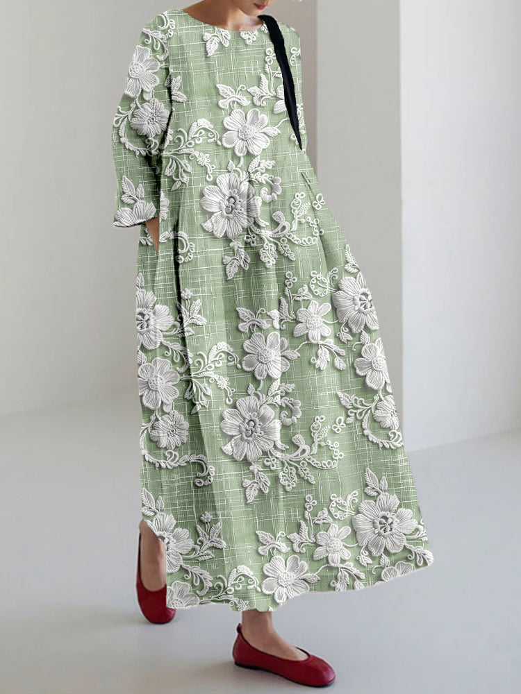 Anovia | Graceful Printed Dress