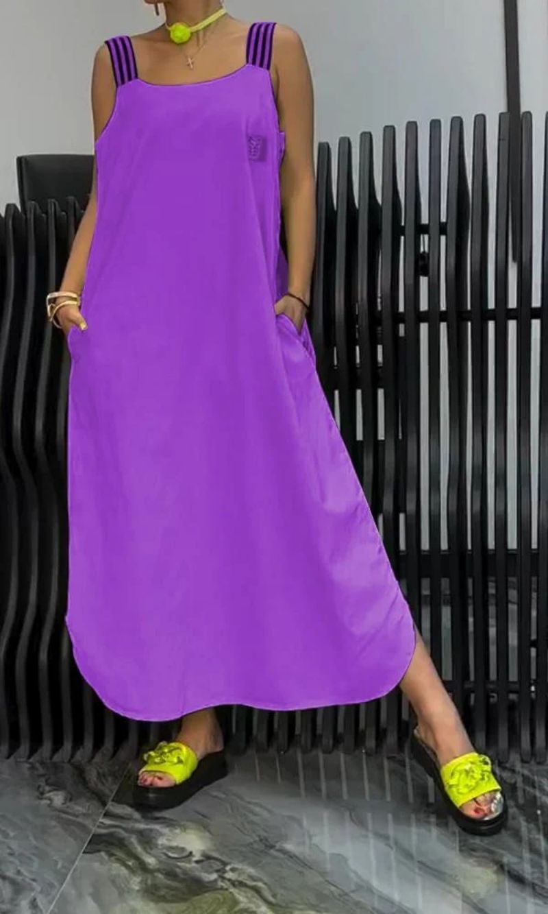 Luna | Striped Maxi Dress