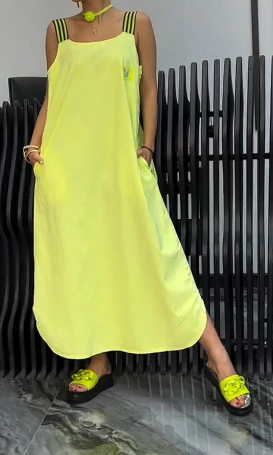 Luna | Striped Maxi Dress