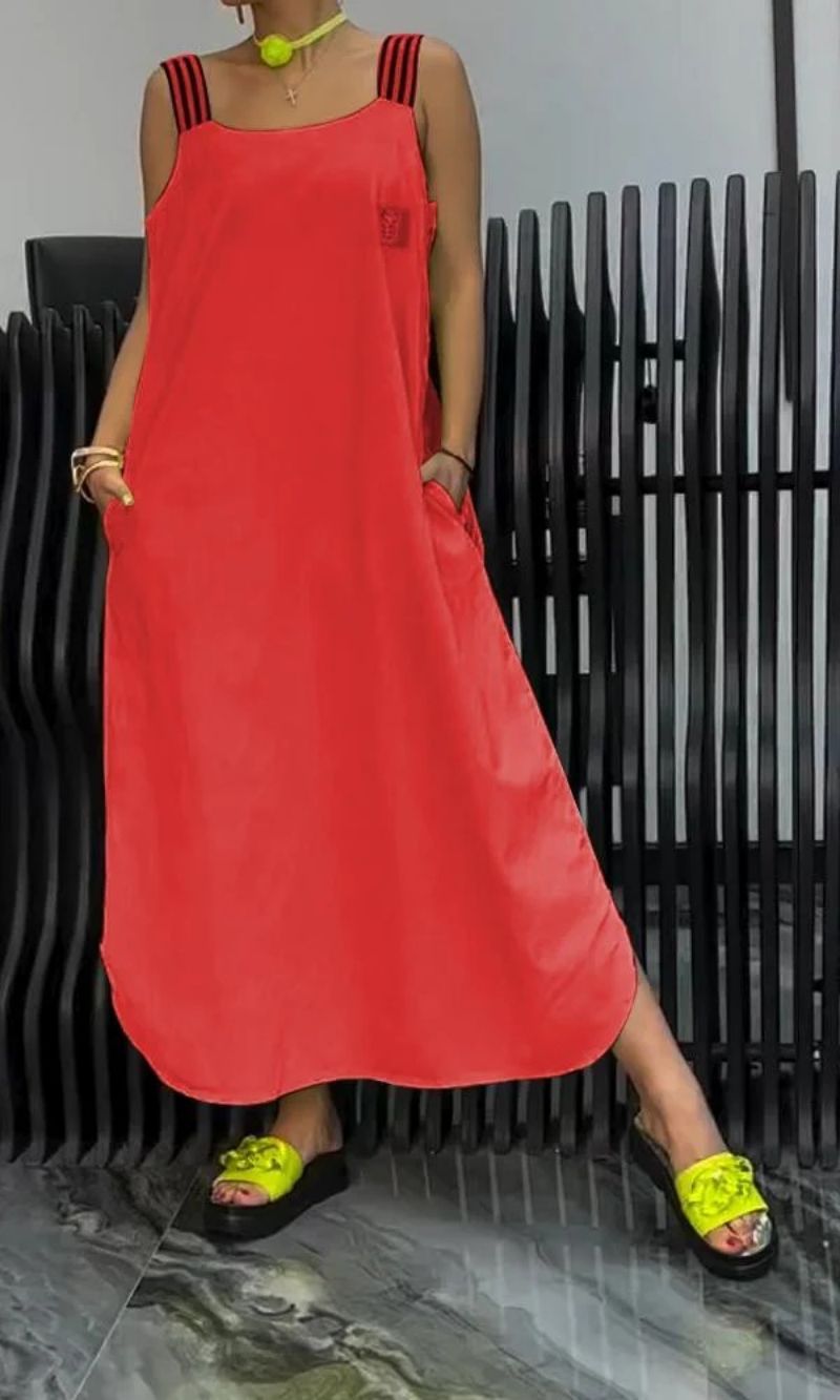 Luna | Striped Maxi Dress