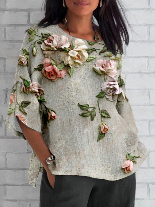 Iverra | Printed Floral Top