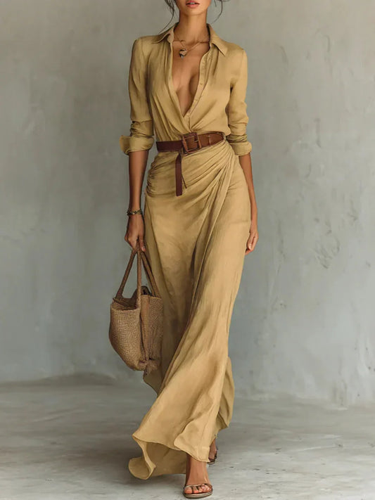 Maggy | Elegant Belted Dress