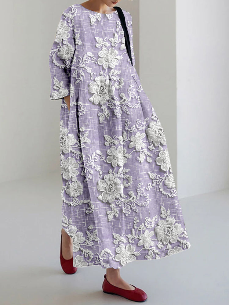 Anovia | Graceful Printed Dress