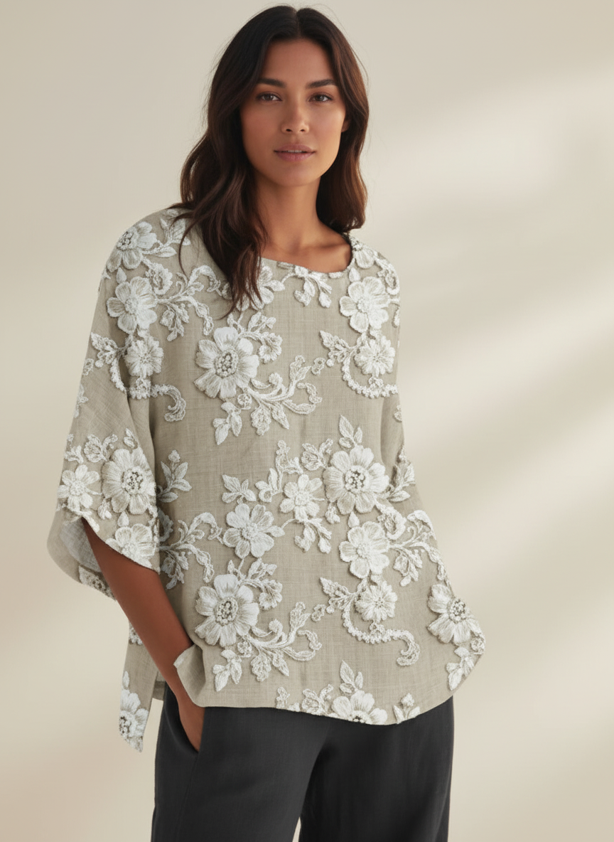 Alira | Vintage Printed Top