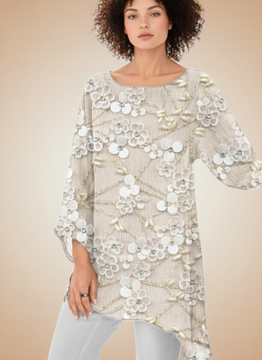 Ivendra | Crystal Bloom Top