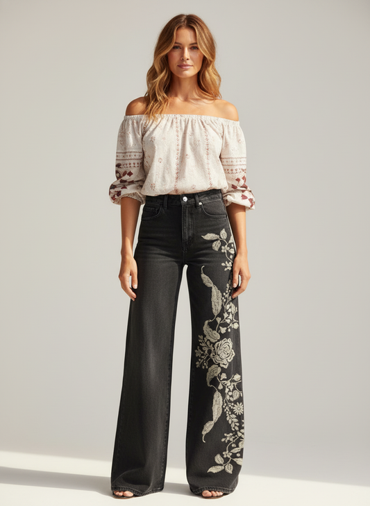Graceil | Elegant Wide-Pants