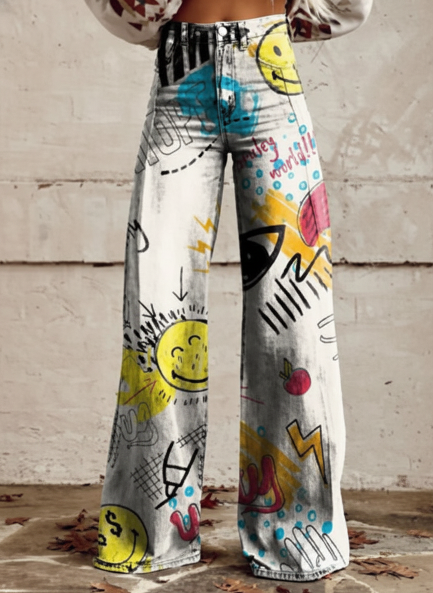 Hannah | High-Waisted Wide-Pants