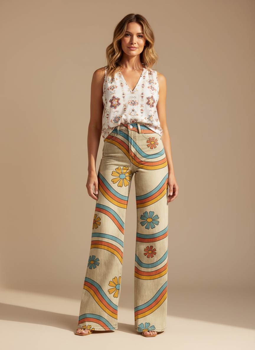 Lilo | Wide-Pants Striped