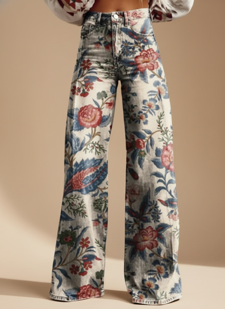 Lunaria | High-Waisted Wide-Pants