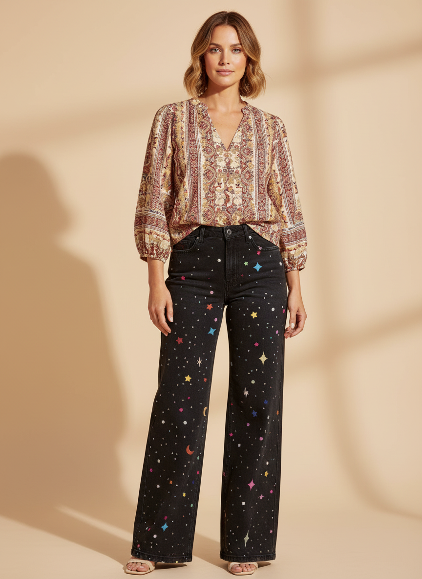 Myra | High-Waisted Wide-Pants