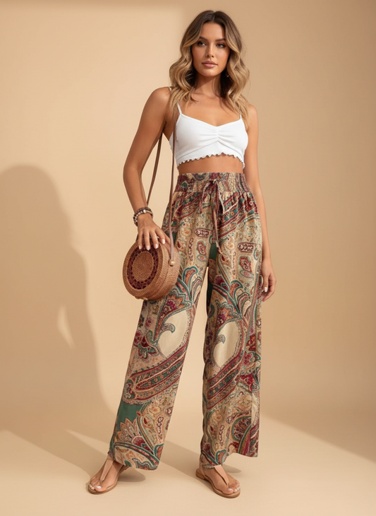 Orlivia | Vintage Wide-Pants