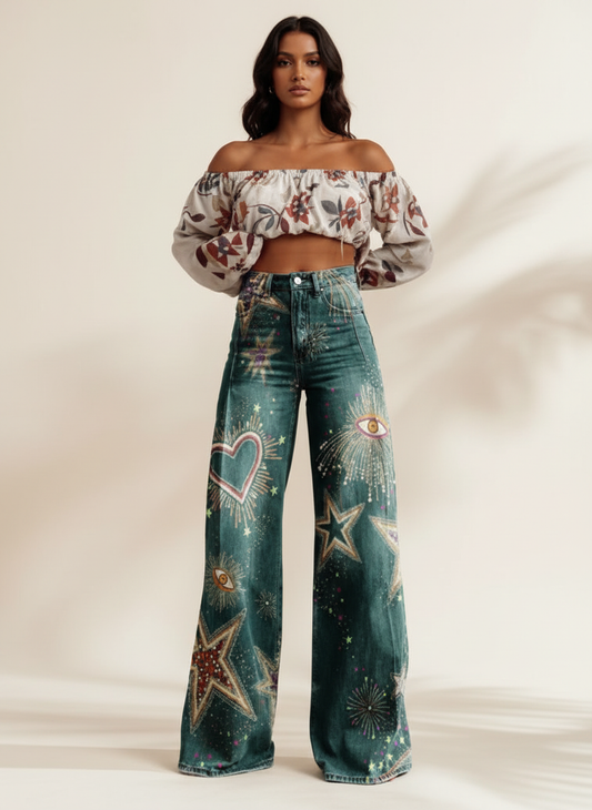 Sophy | High-Waisted Wide-Pants