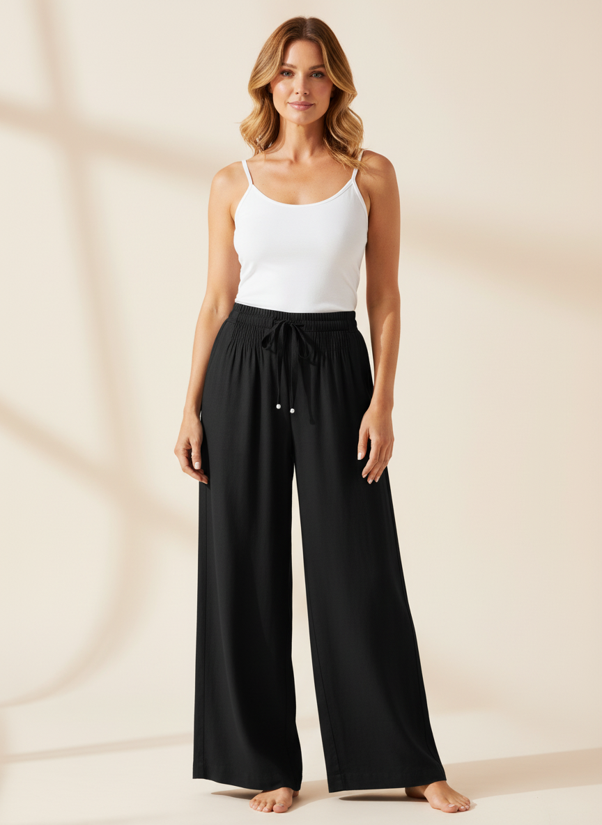 Isa | Wide Leg Trousers