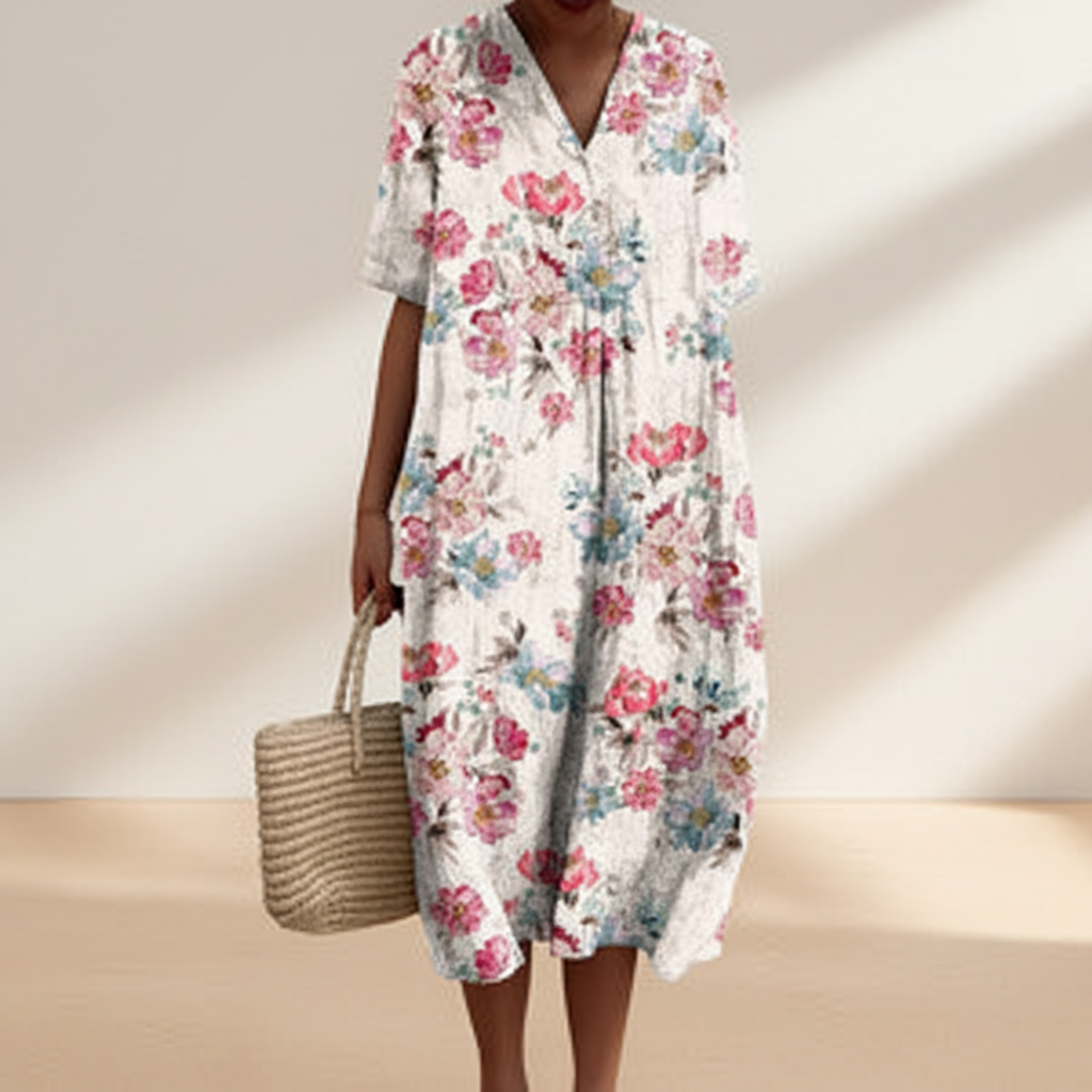 Florinne | Retro Floral Dress