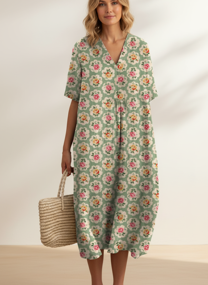 Élianne | Vintage Floral Dress