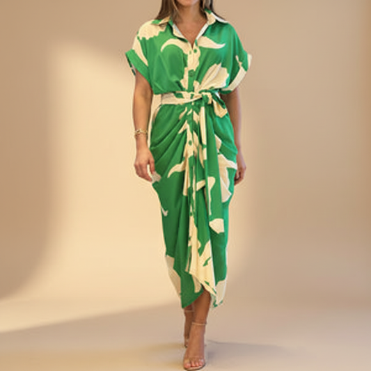 Ferne | Flounce Collar Dress