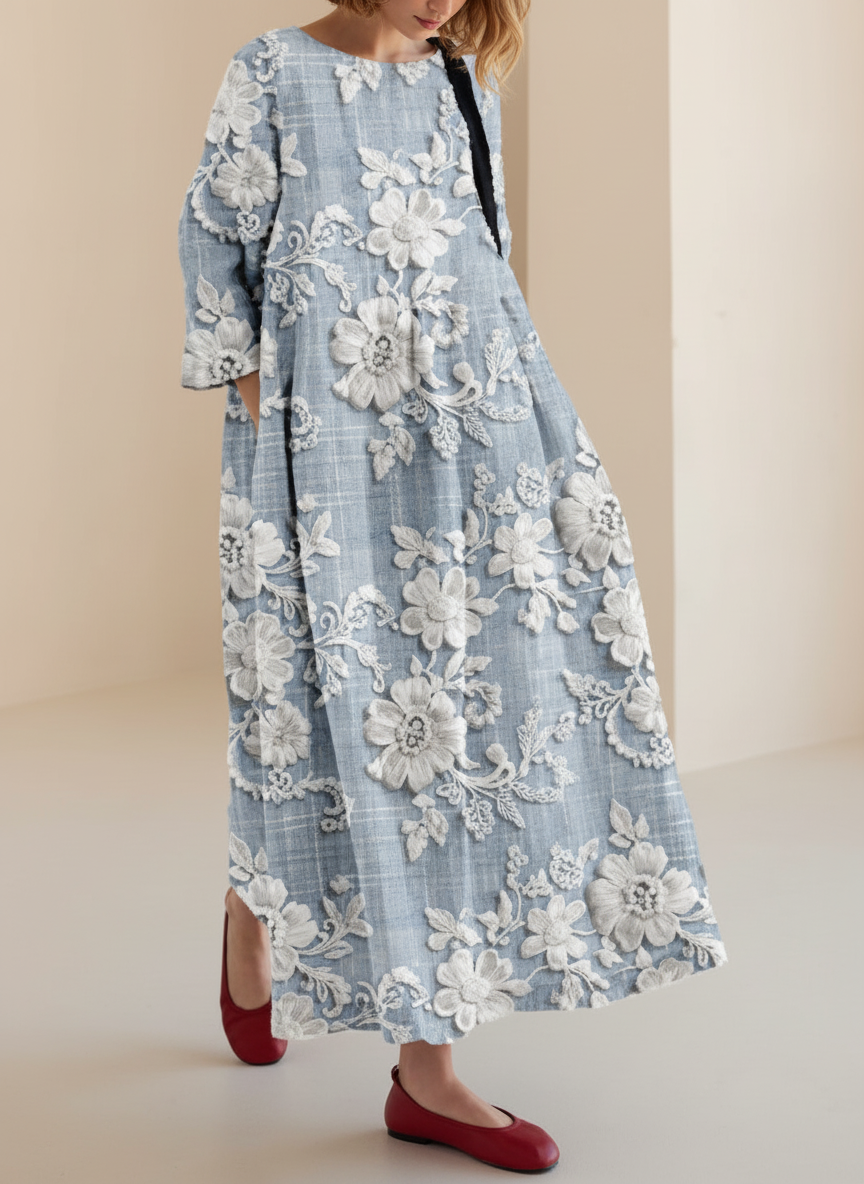 Anovia | Graceful Printed Dress