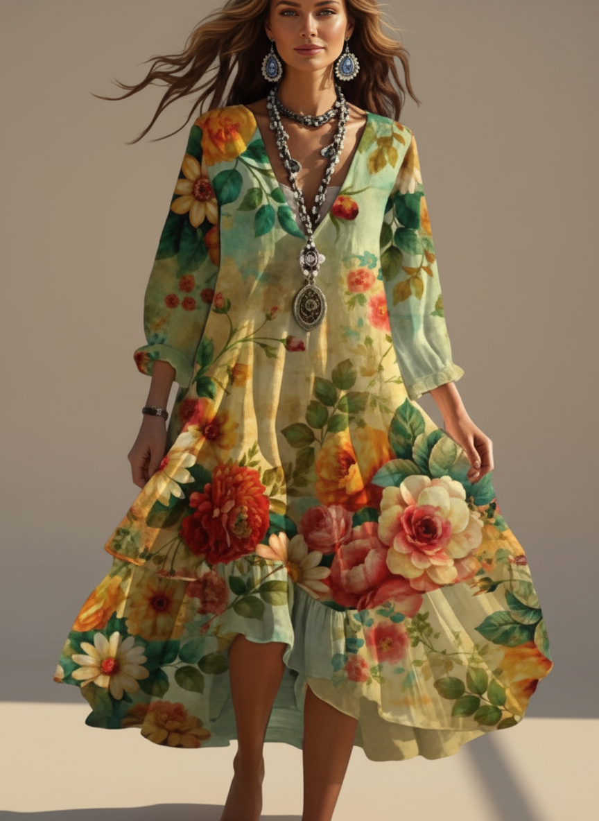 Marina | Floral Dress