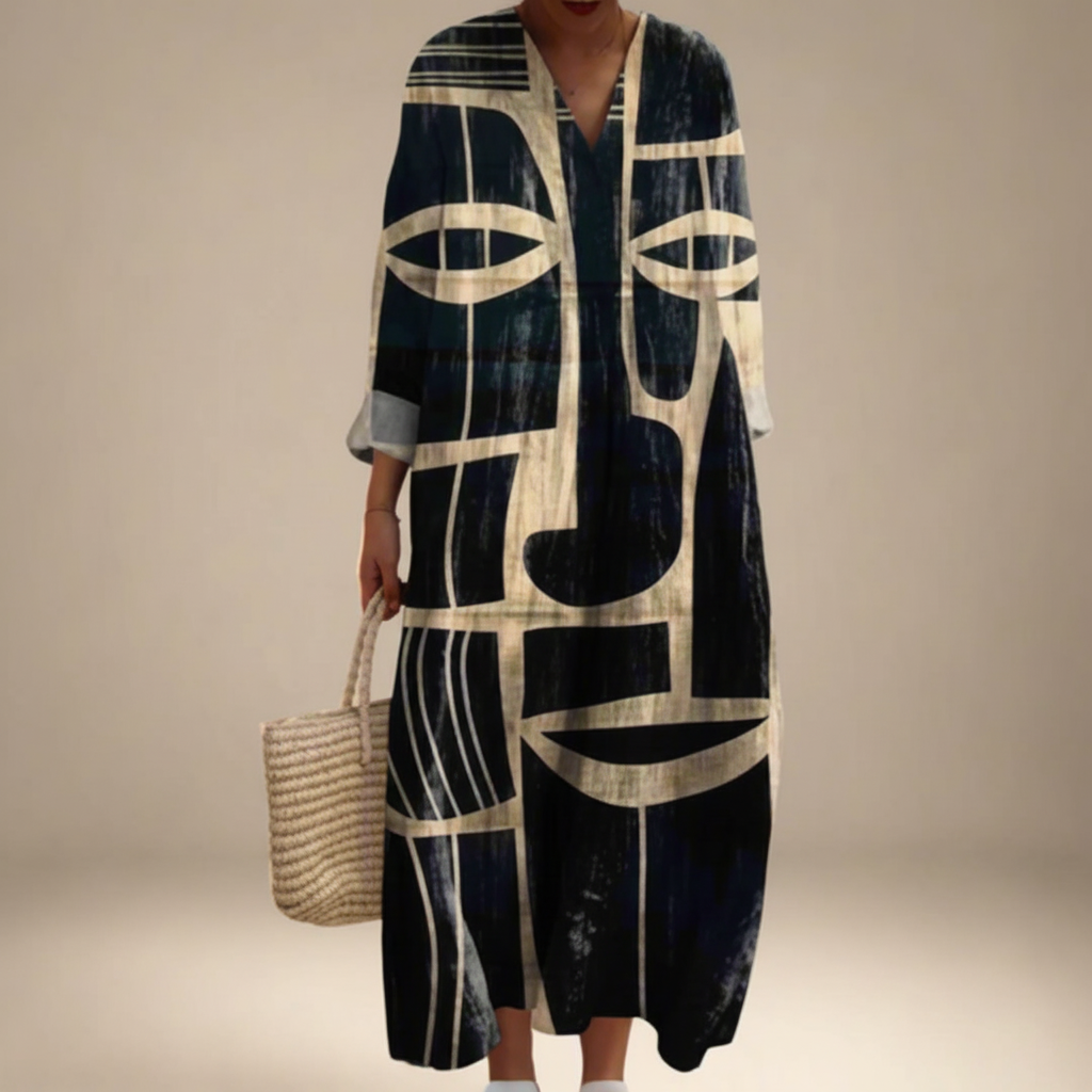 Ismènne | Graphic Face Dress