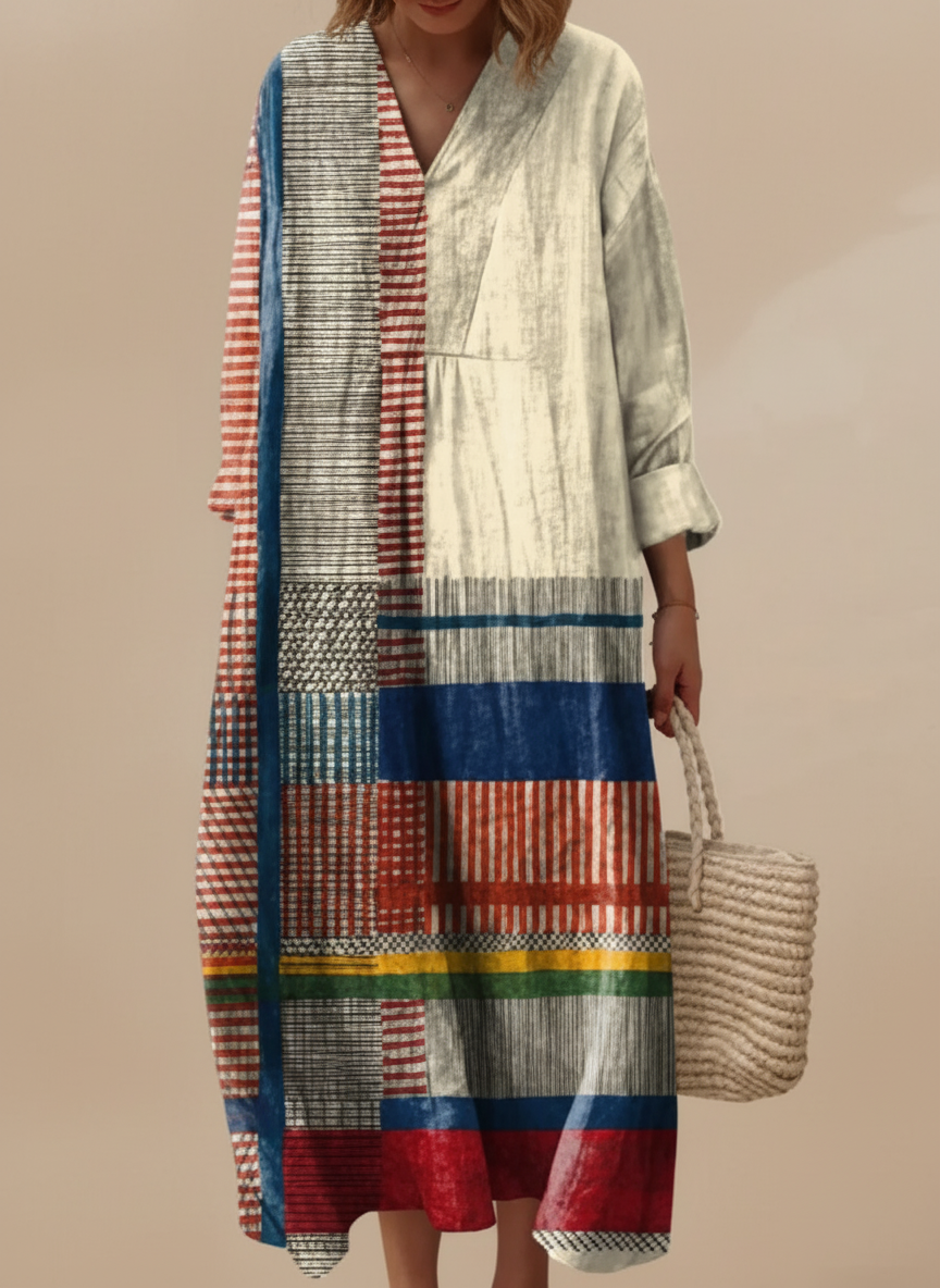 Riveka | Patchwork Dress