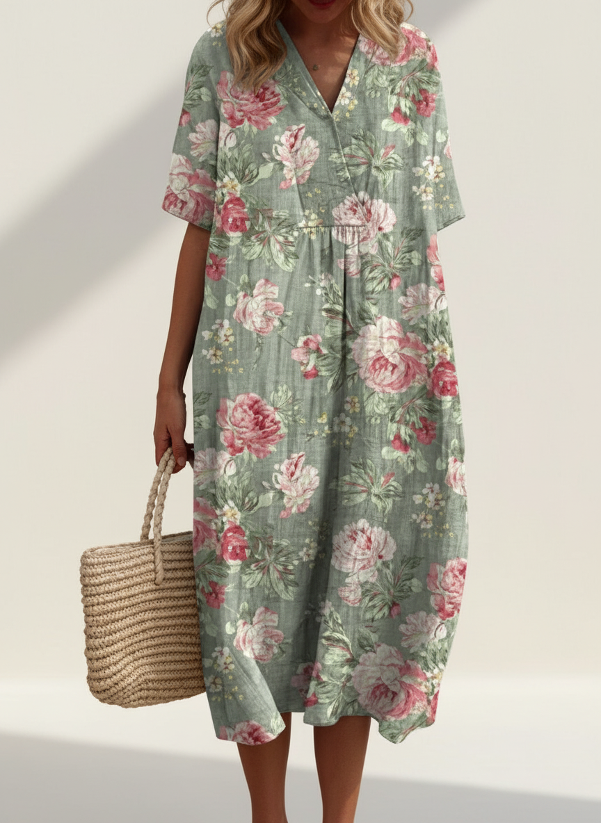 Solinne | Vintage floral dress