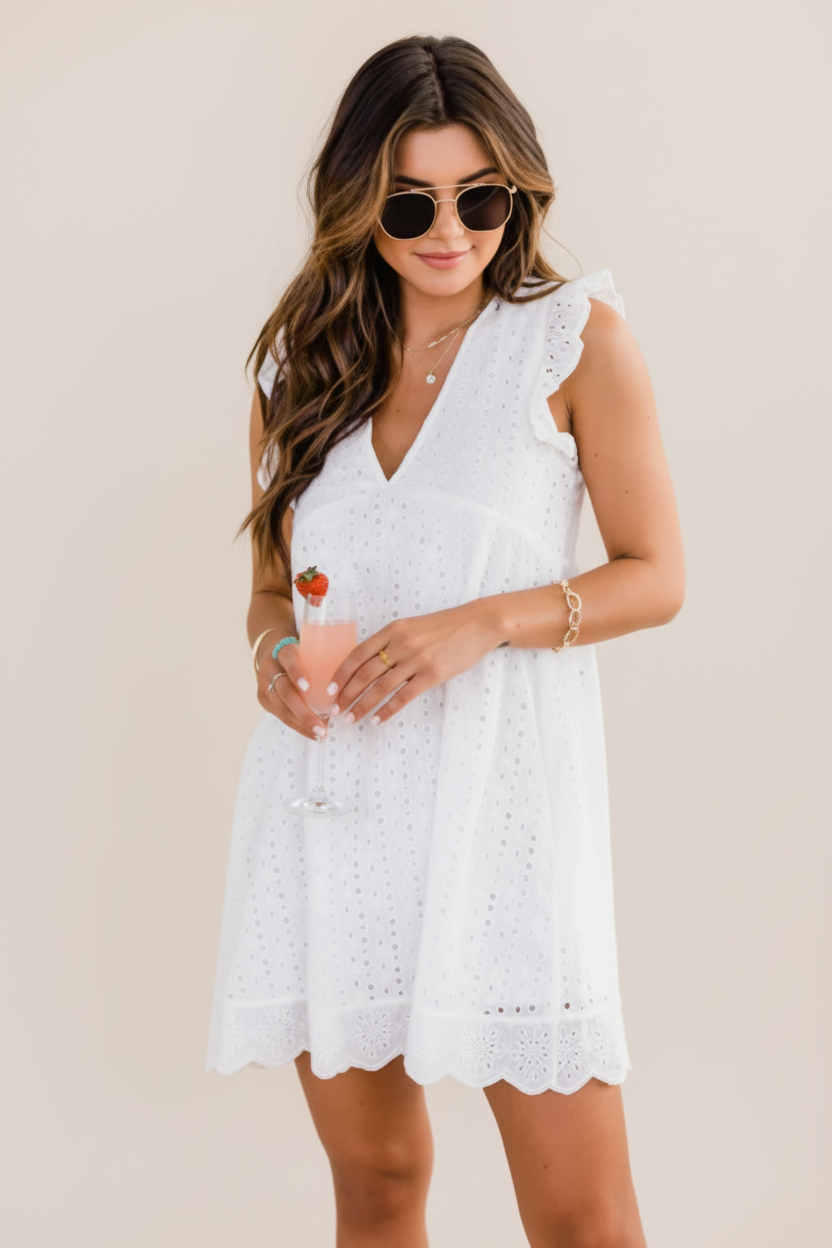 Penelope | Elegant Lace Dress With Pockets