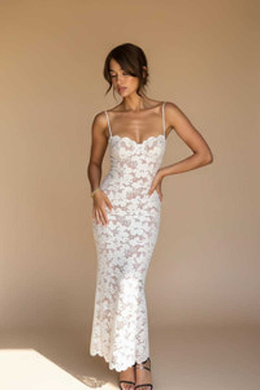 Polly | Lace Maxi Dress