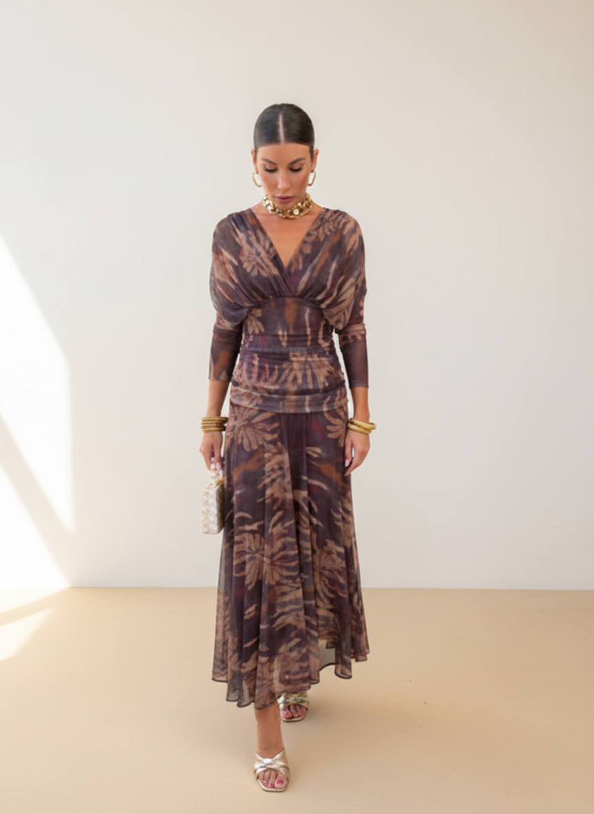 Esther | Elegant Printed Dress