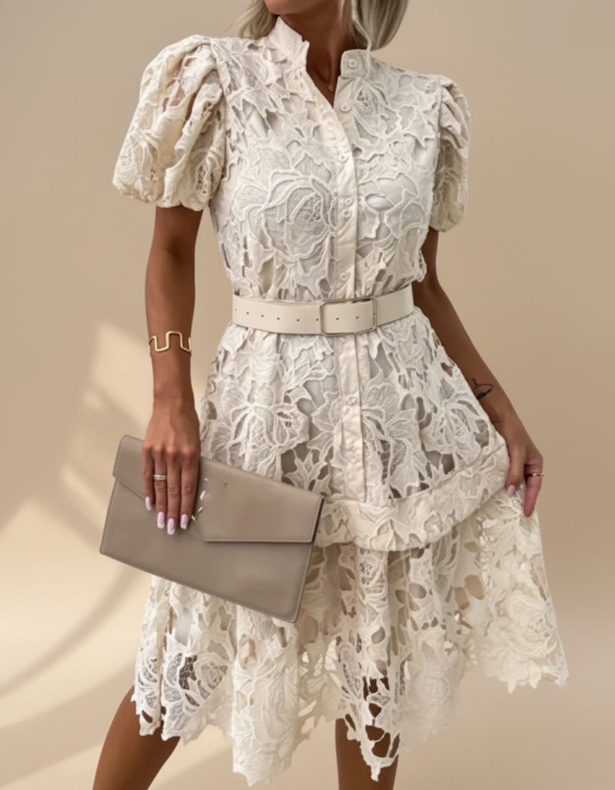 Adelina - Retro Lace Dress