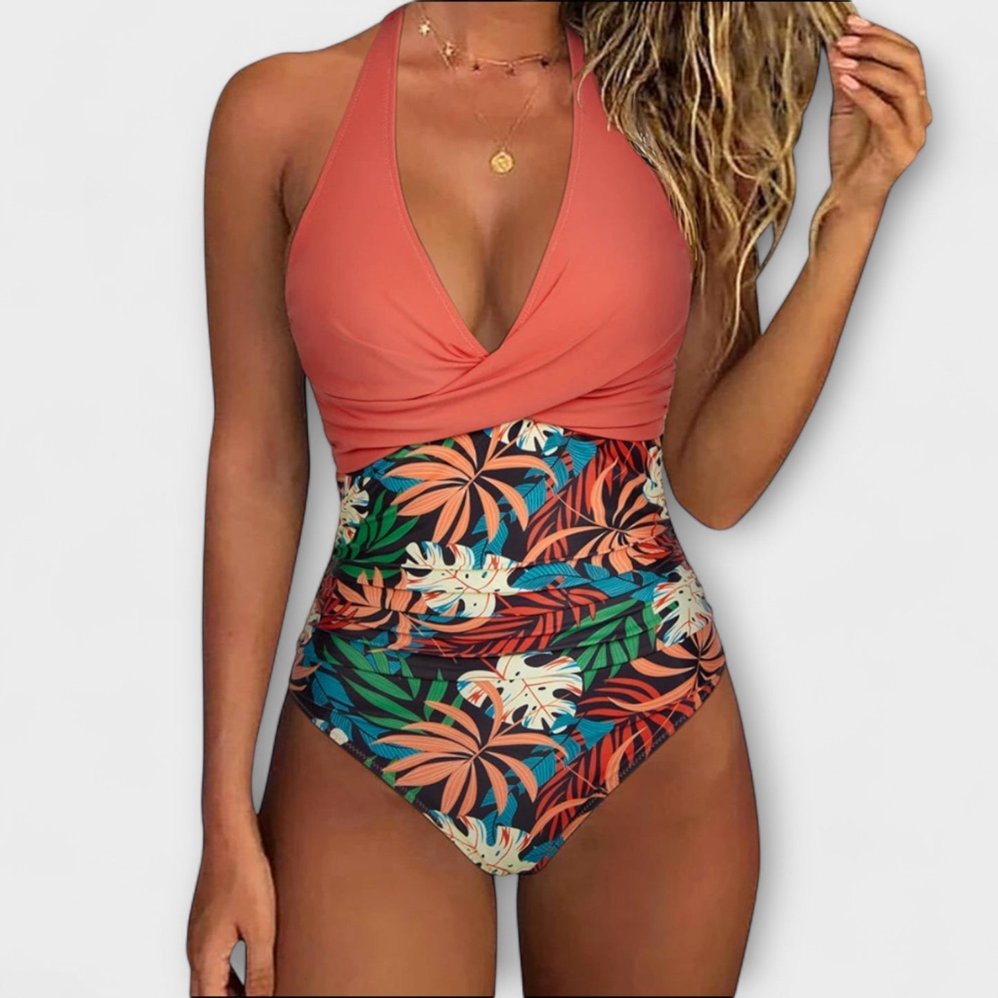 Florence | Stylish V-Neck Swimsuit for Women