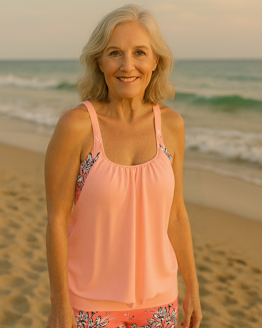 Sheila | Floral Print Classic Tankini