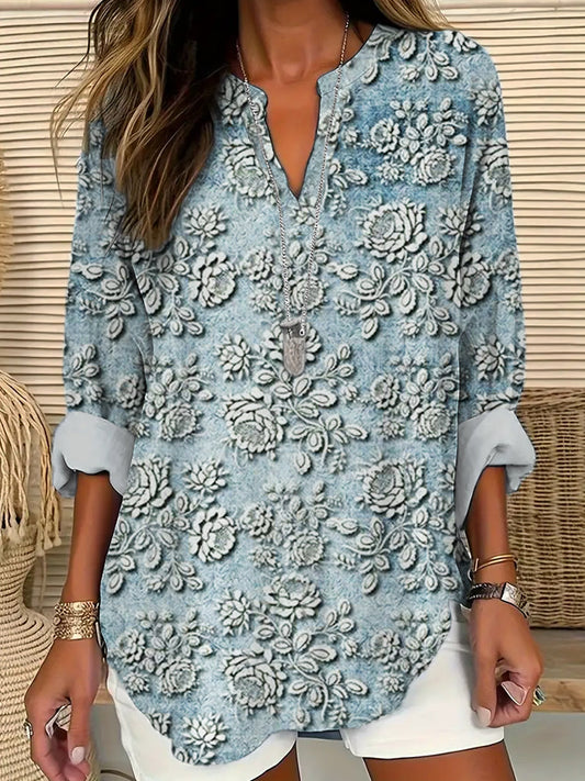 Marvella | Petal Mist Blouse