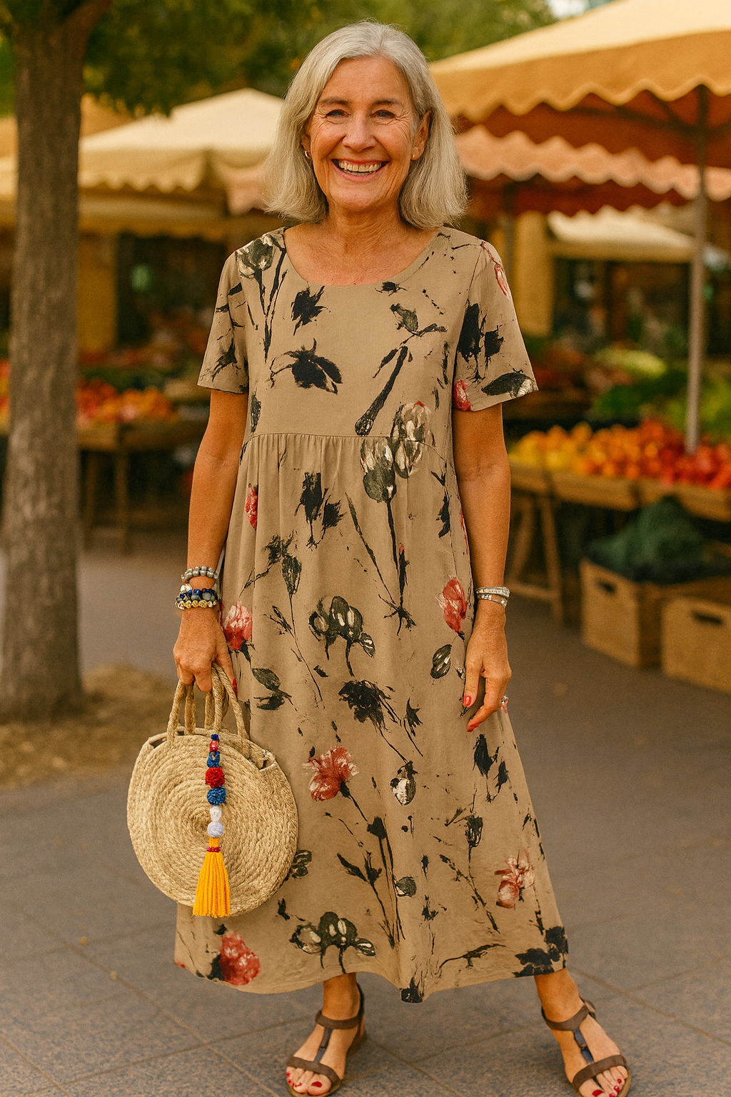 Lucie | Vintage Floral Maxi Dress - Light, Flattering & Effortlessly Elegant