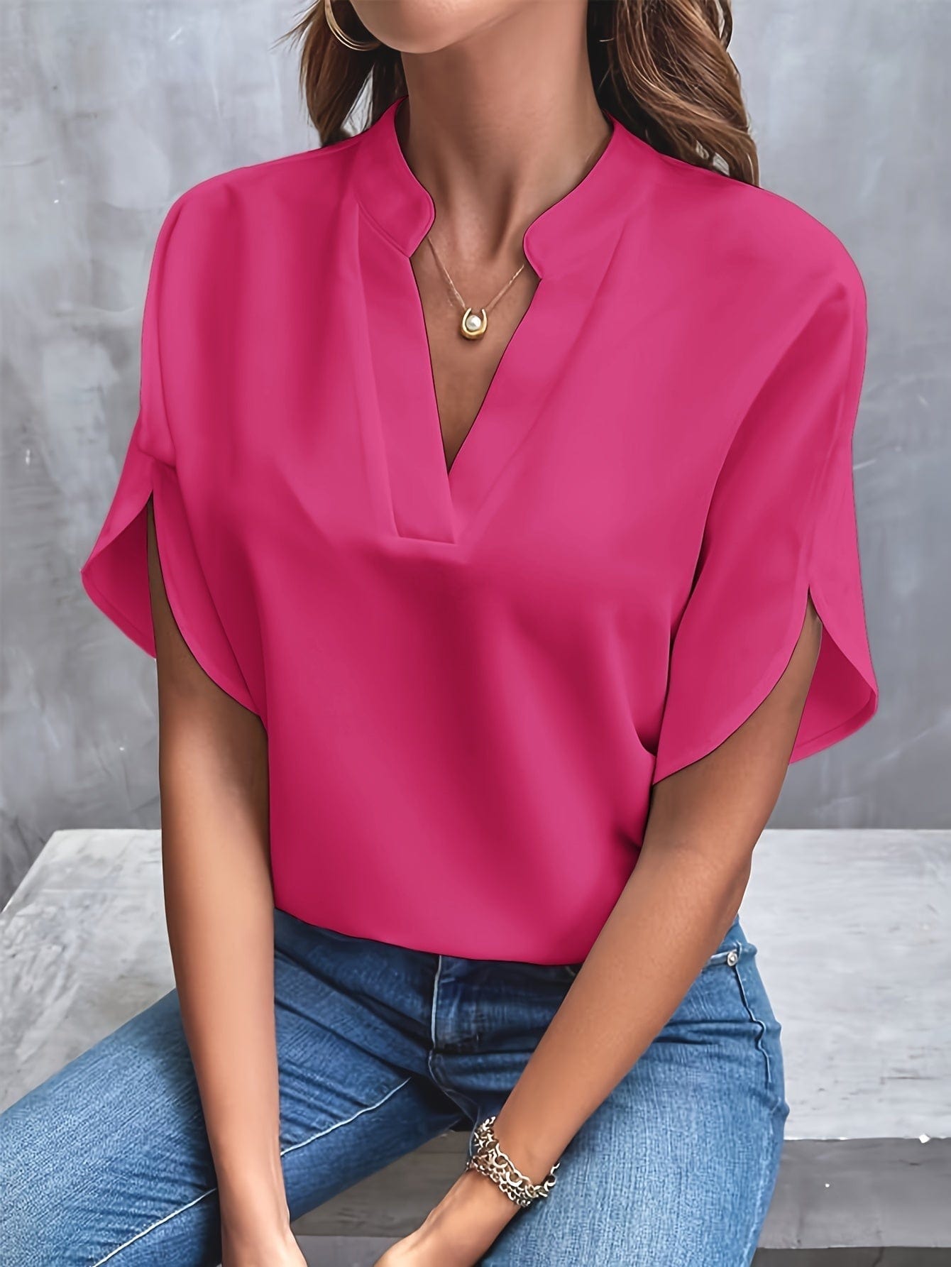 Mira | Draped Blouse