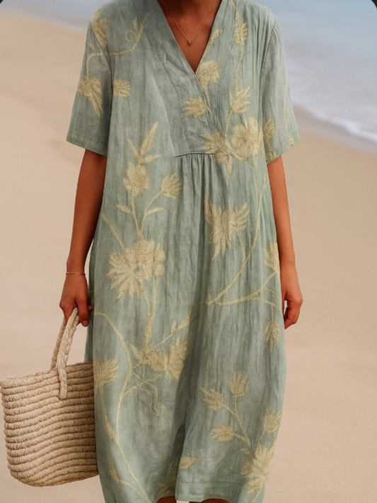Olivya | Blue Gray dress