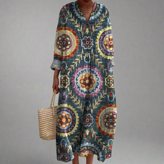 LEYA | Elegant Geometric Dress