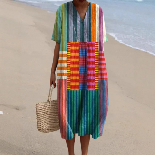 Alira™ | Multicolour Summer Dress