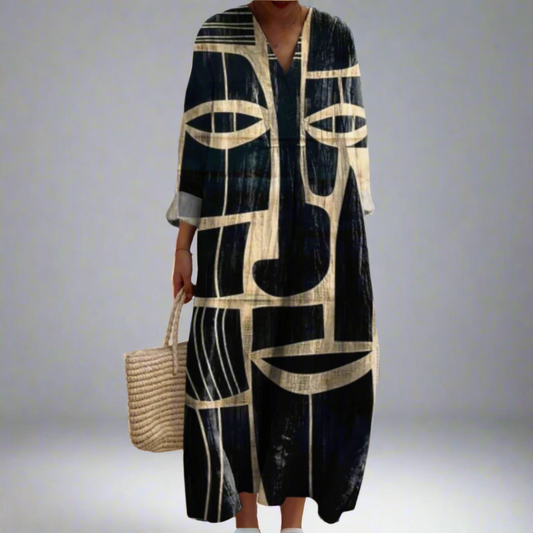 Ismènne | Graphic Face Dress