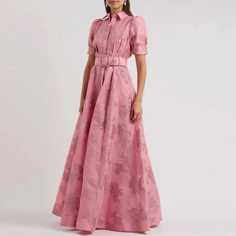 Rosa | Luxe Belted Dress