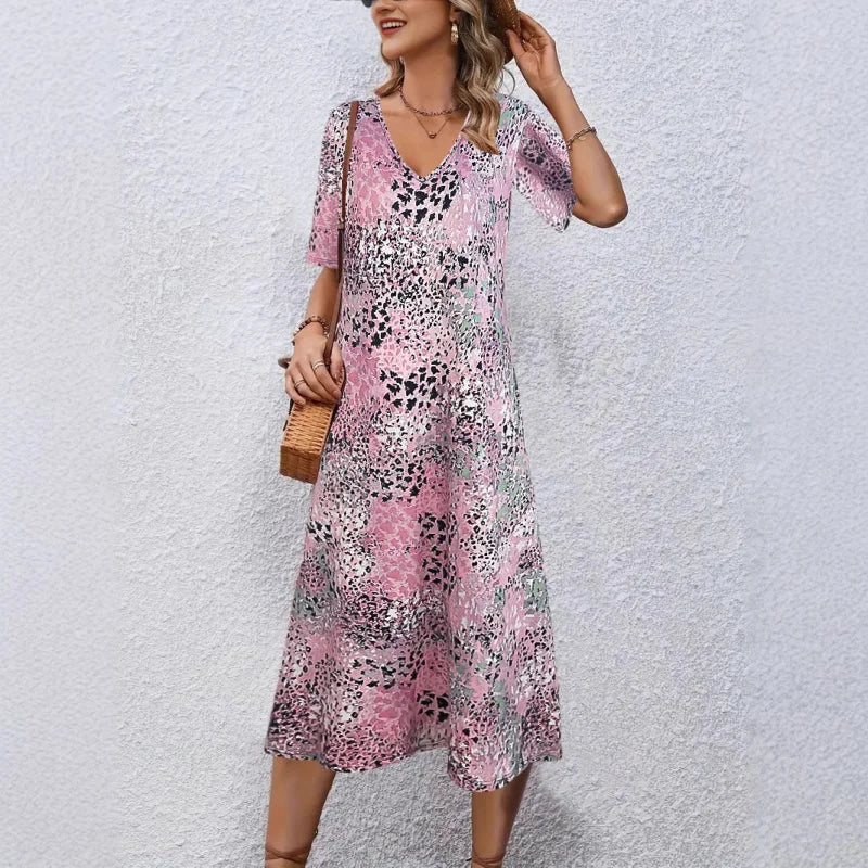 Sienna Vibrant Mid Length Dress