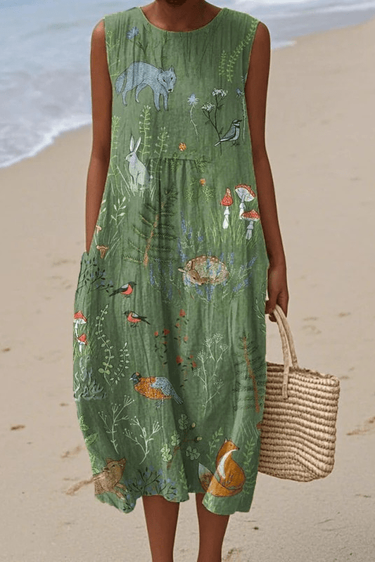 THE WOODLAND TALE | Sleeveless Dress