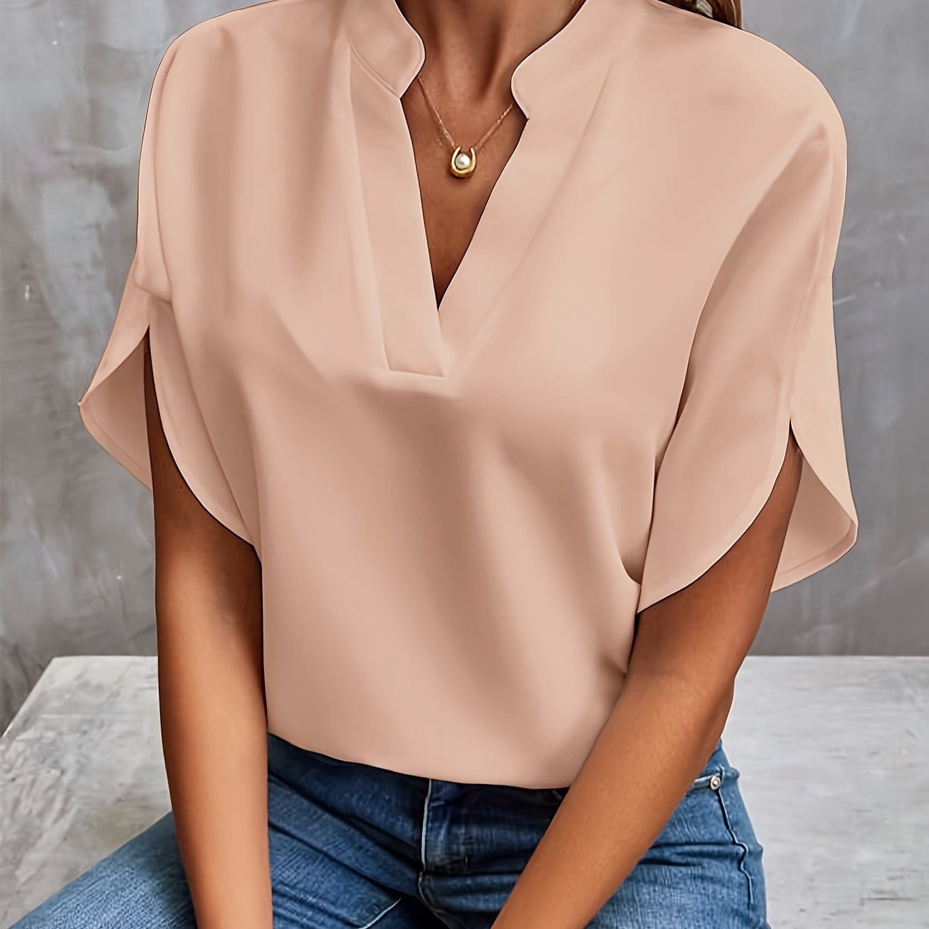 Mira | Draped Blouse