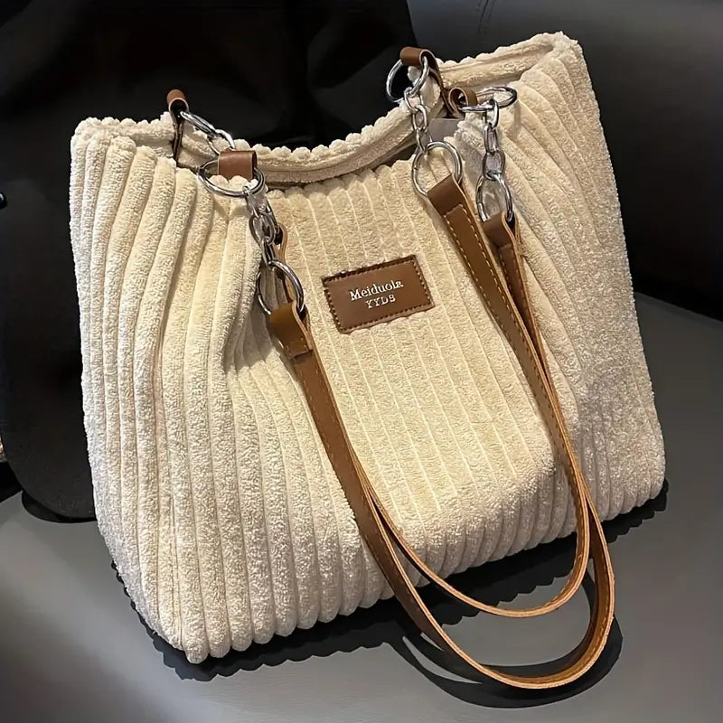 Onyx | Corduroy Tote Bag