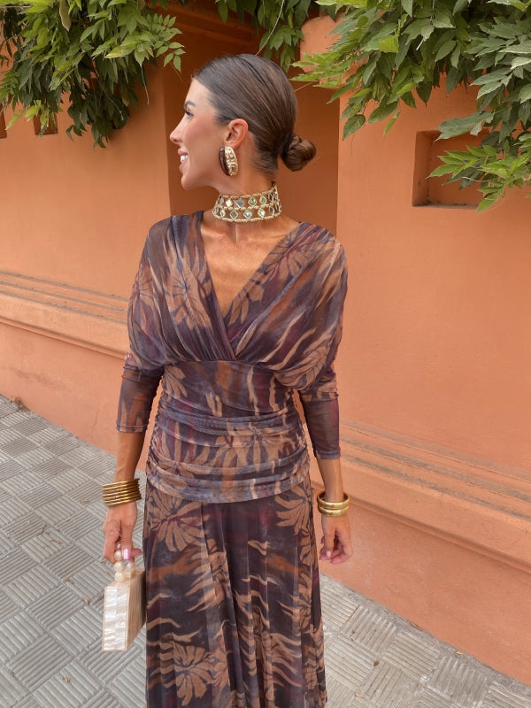 Esther | Elegant Printed Dress