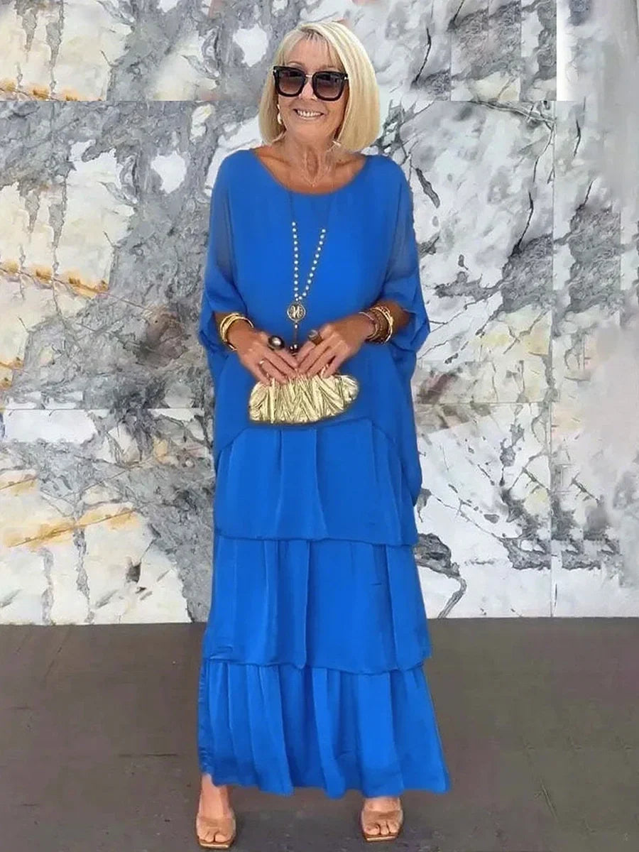 Fiona Gradient Clover Art Print Dress