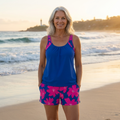 Judith | U-Neck Sleeveless Printed Tankini
