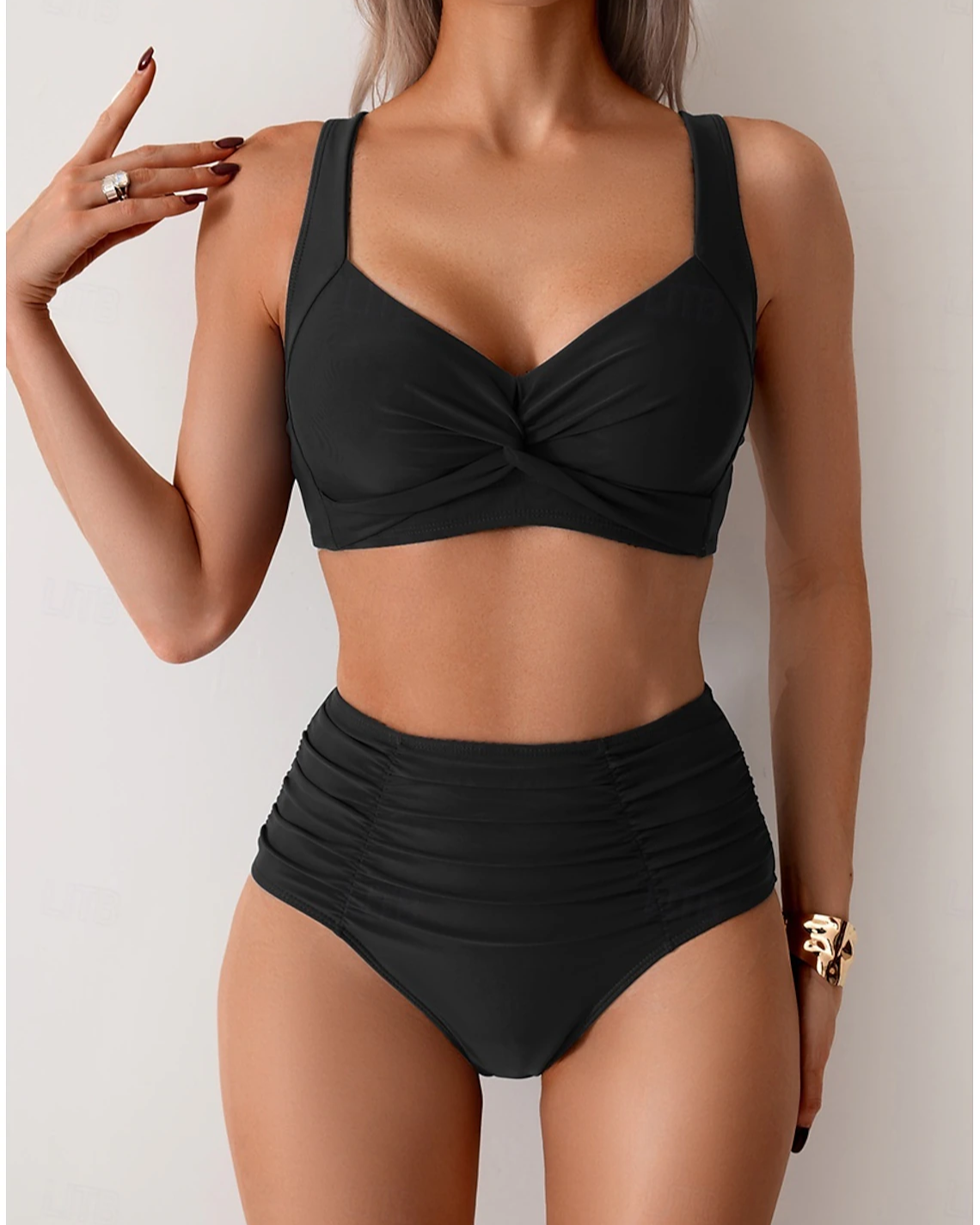 Nicole | Ruched Fabric Bikini