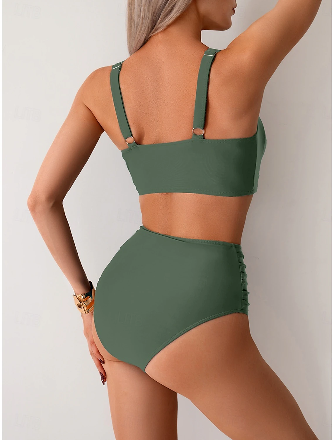Nicole | Ruched Fabric Bikini